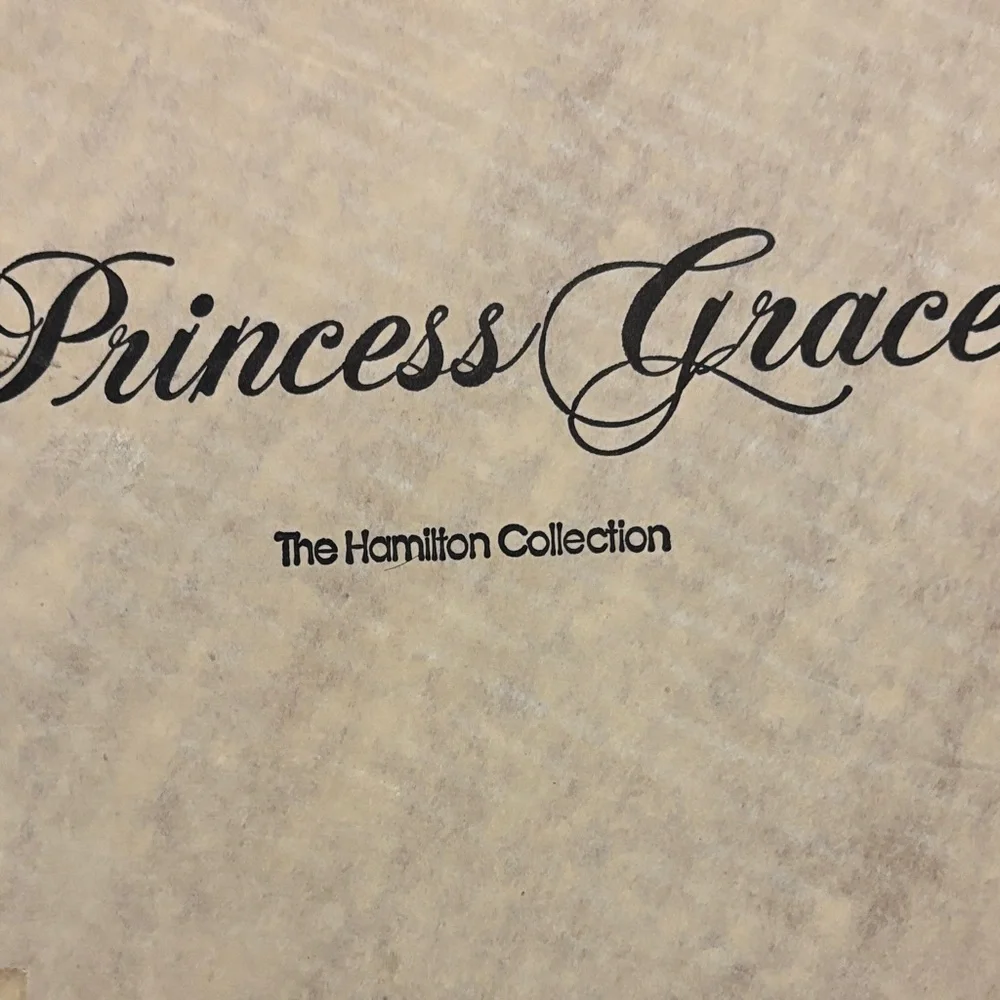 Vintage Princess Grace of Monaco Decorative Plate Portrait
